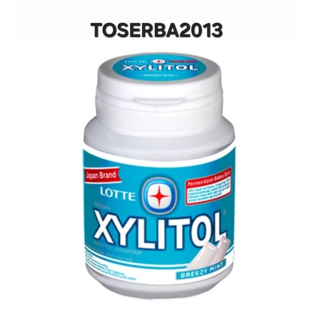 

Permen Karet Xylitol Breezymint 58gr - Isi 40 Butir - Permen Bebas Gula