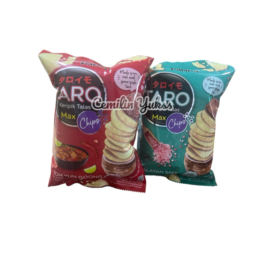 

Pamma Taro Chips Tomyum Goong Taro Chips Himalayan Salt 50g