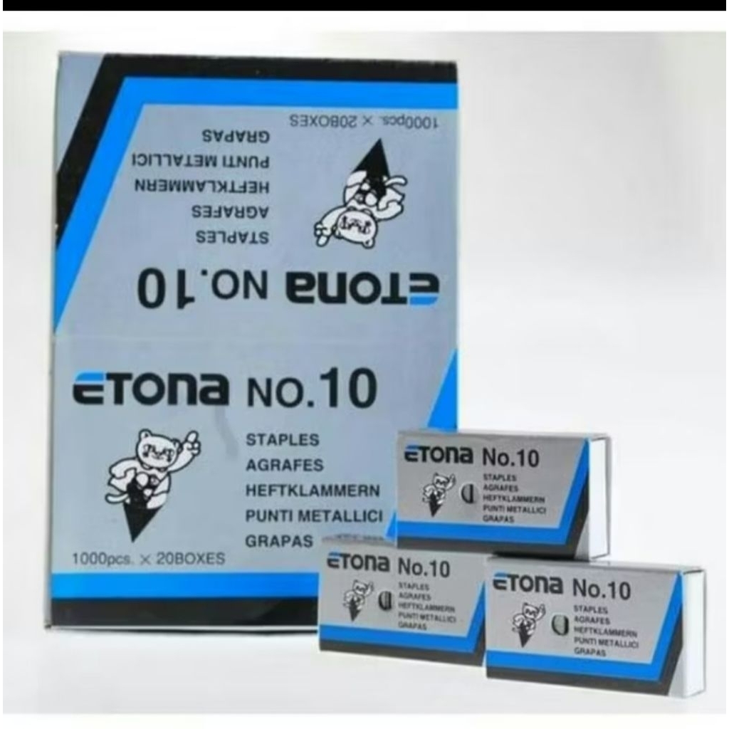 

isi stapler no.10 merk Etona