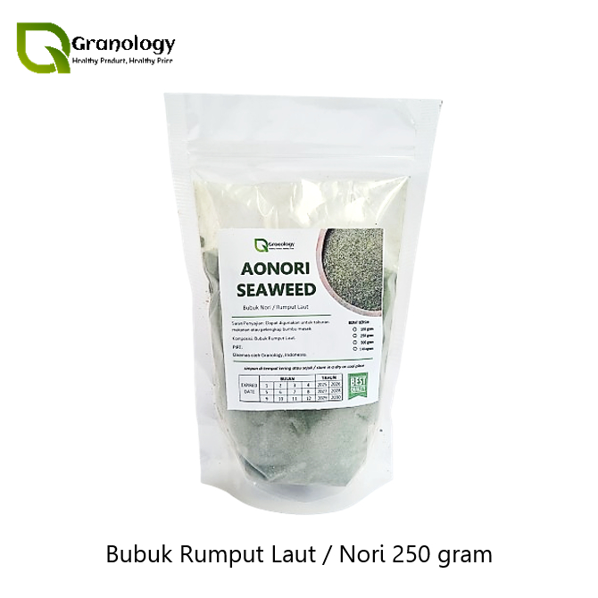 

Premium Bubuk Nori Rumput Laut / Aonori / Seaweed Powder (250 gram)