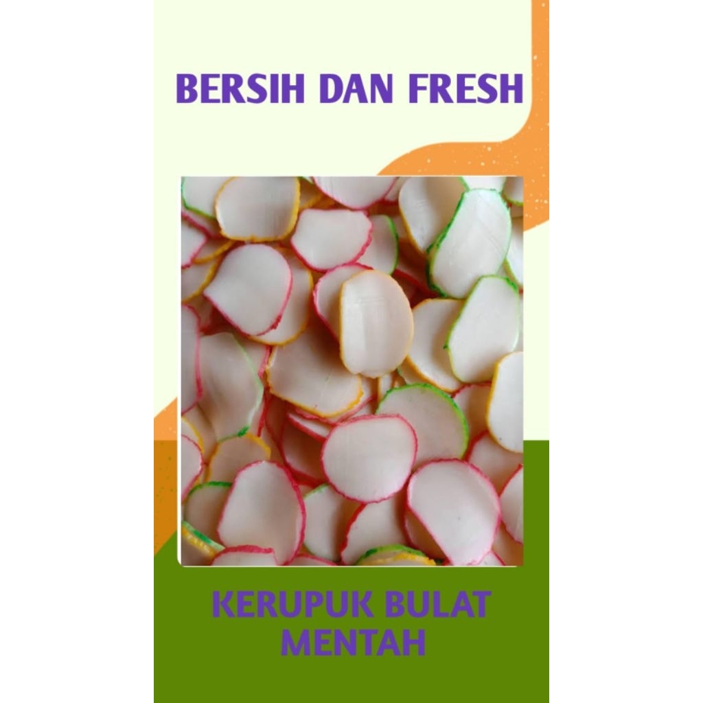 

KERUPUK BULAT MENTAH - PALEMBANG