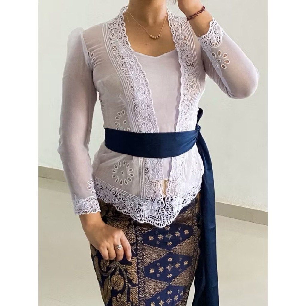 KEBAYA JADI BORDIR PUTIH//KEBAYA JADI BALI