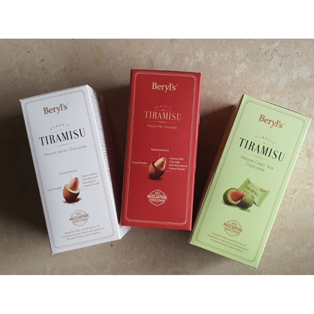 

Beryl's Coklat Malaysia 200gr Tiramisu Almond