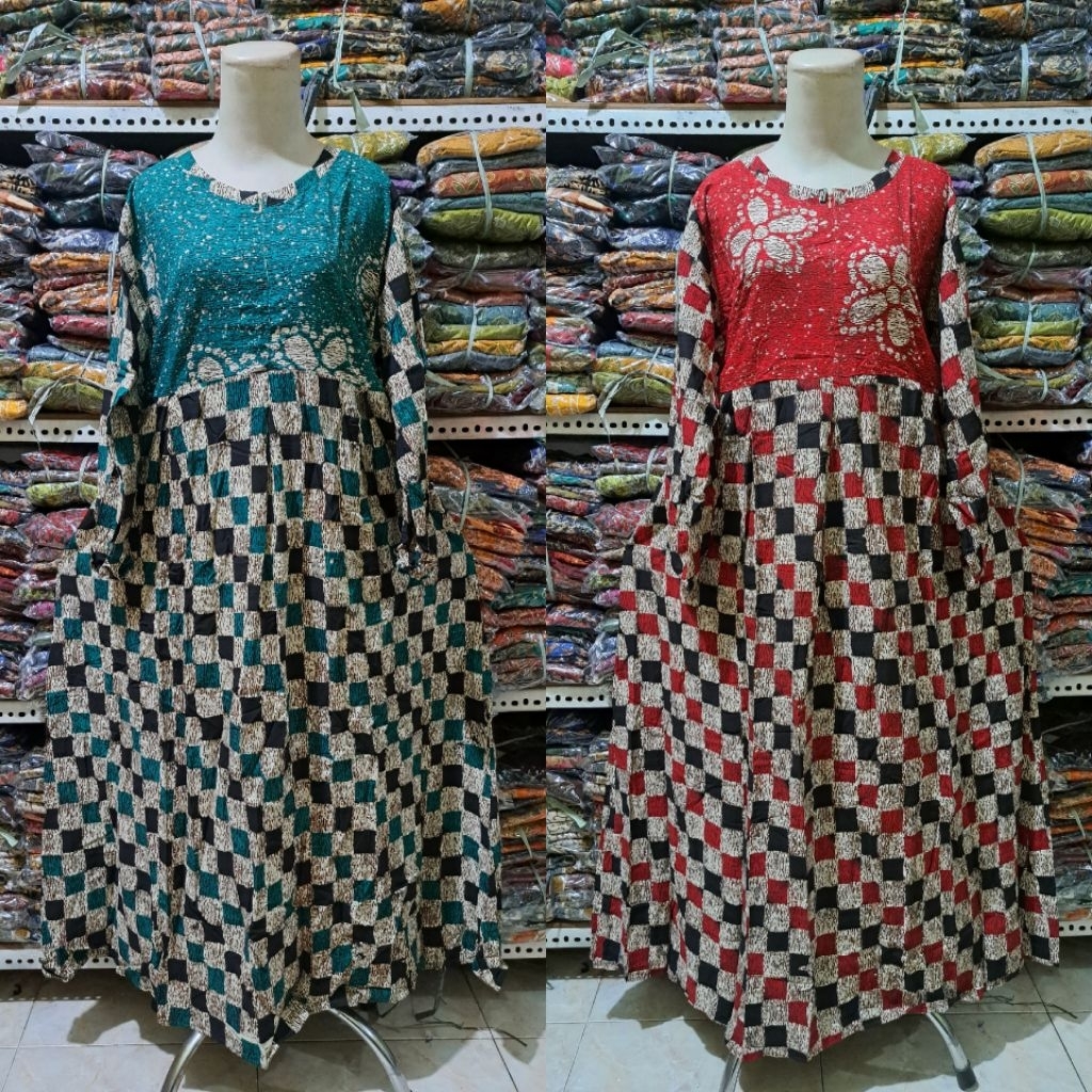 LONGDRES MESSA BY PUTRI DIANA RESLETING BUSUI LENGAN PANJANG TALI PINGGANG