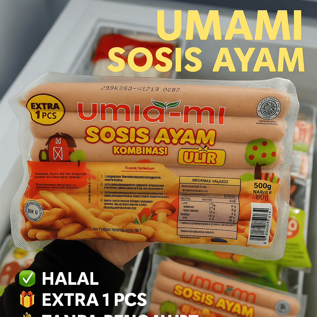 

UMIAMI - Sosis Ayam Bisa Diulir isi 15 500gr