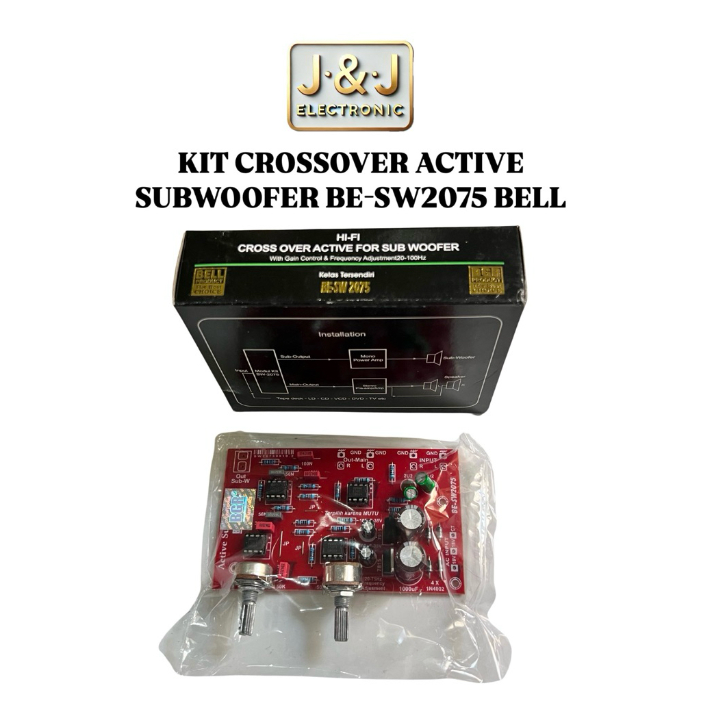 Kit CrossOver Active Subwoofer BE-SW2075 Bell