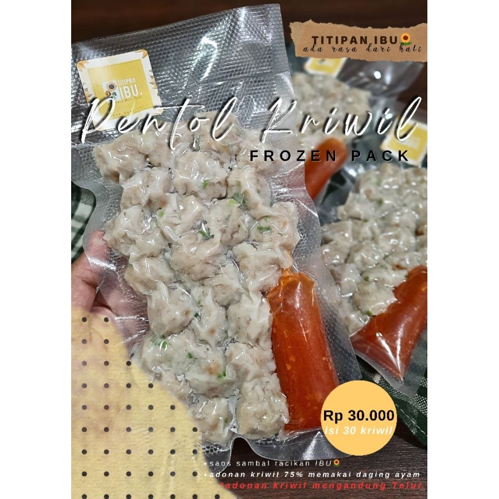

Pentol Kriwil daging ayam by TITIPAN IBU