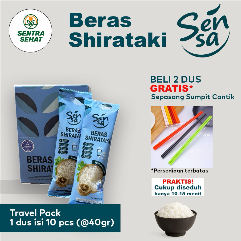 

PAKET HEMAT! BELI 2 DUS FREE SUMPIT | BERAS SHIRATAKI #sensa #berasdiet #shiratakiL