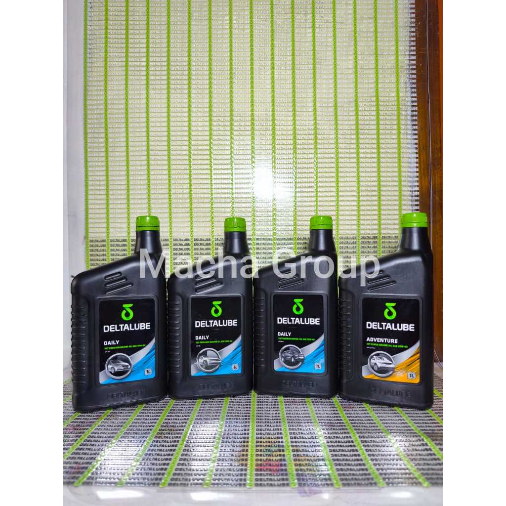Oli Deltalube Daily 10w-30 10w-40 15w-40 dan Adventure 20w-50 Kemasan 1lt Mobil Bensin Solar