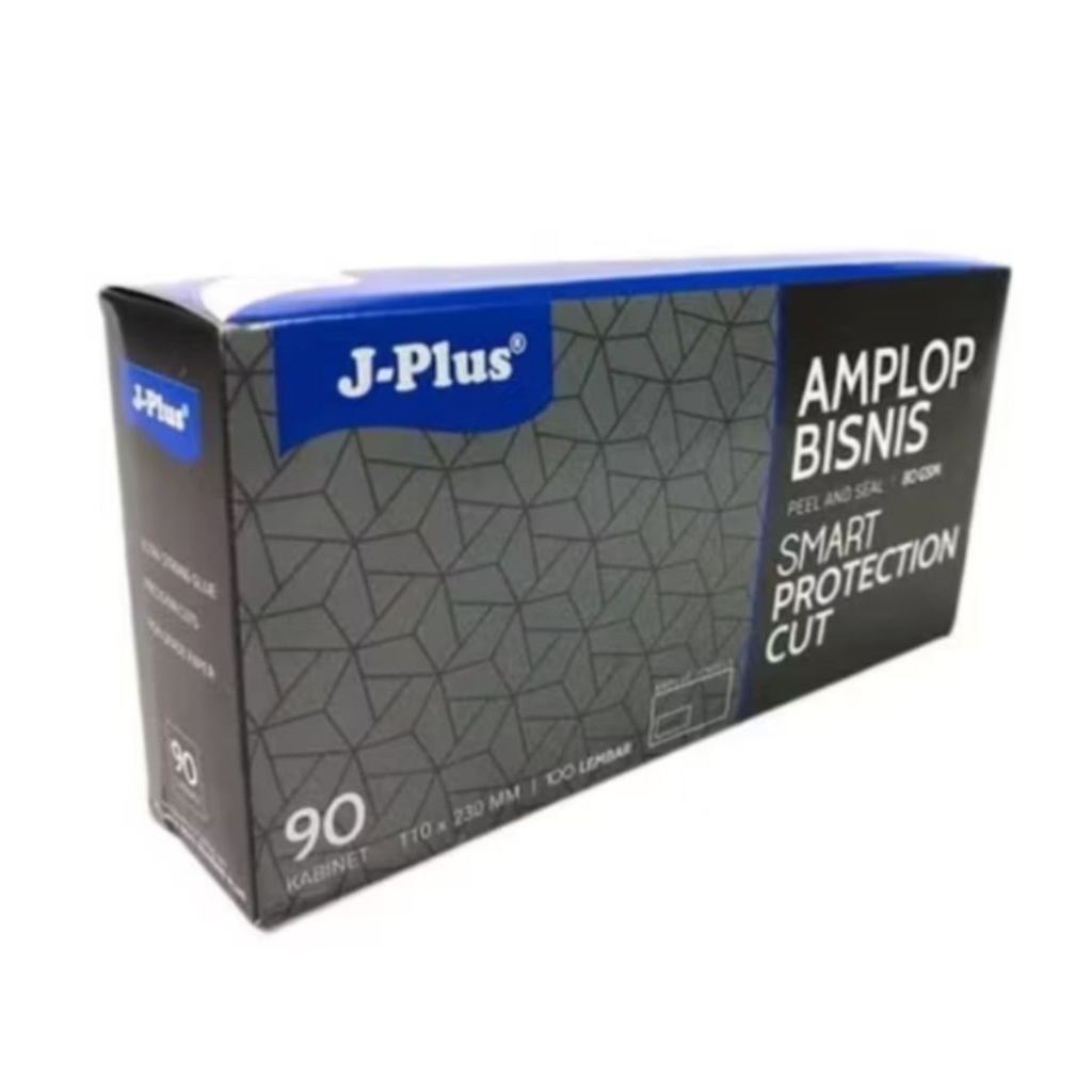 

1BOX (100 lembar ) AMPLOP PUTIH PANJANG uk 90 J-PLUS 80gram