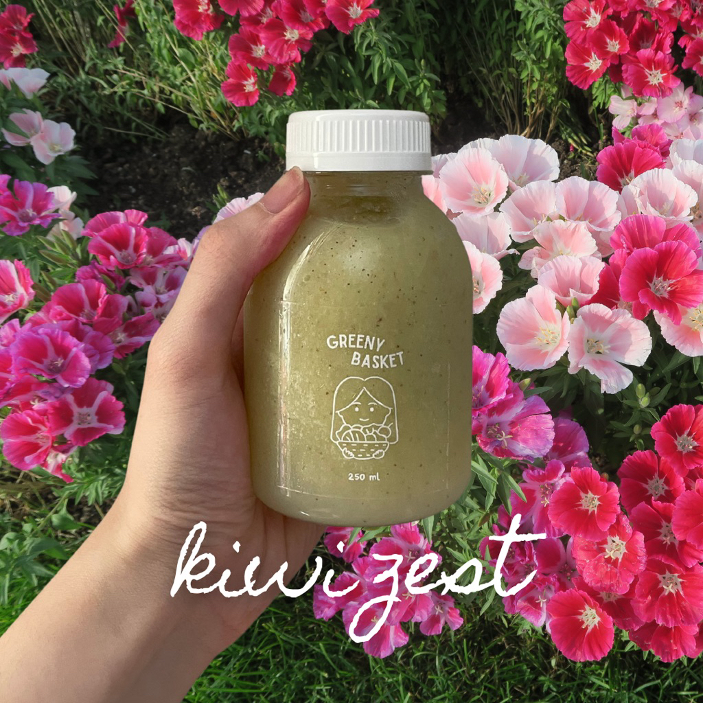 

Greeny Basket - Kiwi Zest (250 ml Blended Juice)