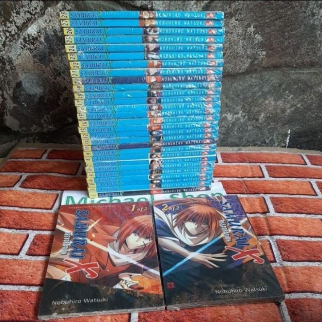 SET SEGEL komik Samurai X 1-28 Tamat Restoration 1-2 Tamat