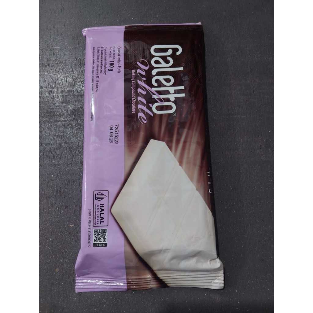 

Galetto White Baking Compound Chocolate 180 gram