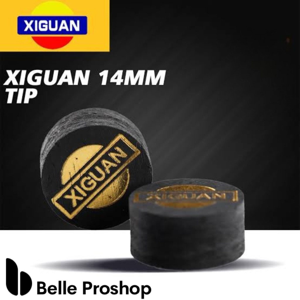 Cue Tip - Master Tip Billiard Xiguan Black 14 Mm