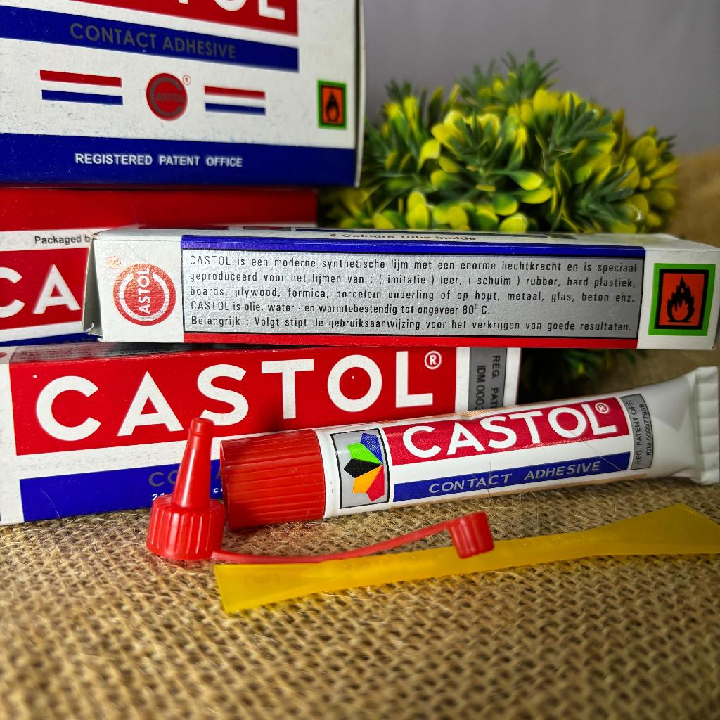 CASTOL – LEM CASTOL TANGGUNG 21CC 33GR ORIGINAL ASLI LEM KUNING