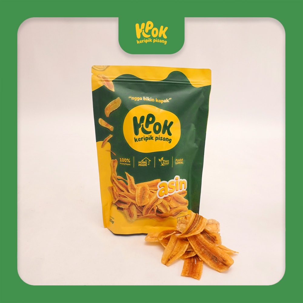 

BARU! Kpok Max Asin | Keripik pisang kepok asli - HALAL