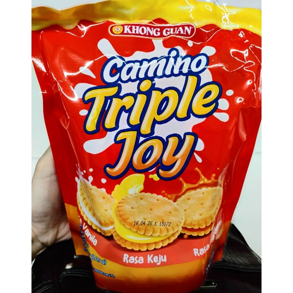

Khong Guan Camino Triple Joy 120Gr