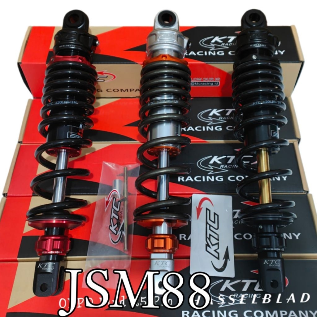 Shockbreaker KTC razor pro Mio Beat Scopy Fino Genio / Shock KTC Mio Beat Vario 300mm clik rebound