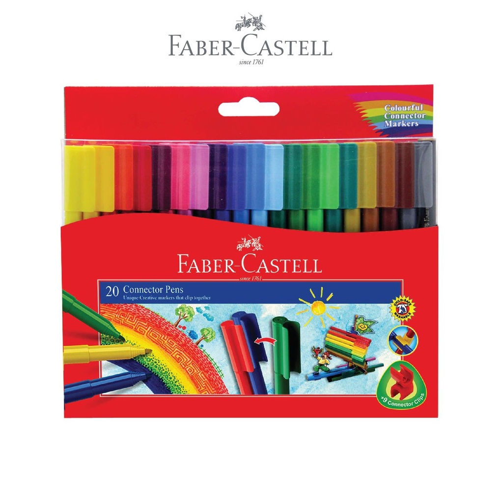 

KODE F67X FaberCastell Spidol Warna Marker Connector Pen 2