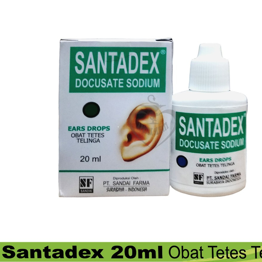 Santadex Obat Sakit Telinga Berdengung dan Berair Budeg Tuli Untuk Anak Dewasa