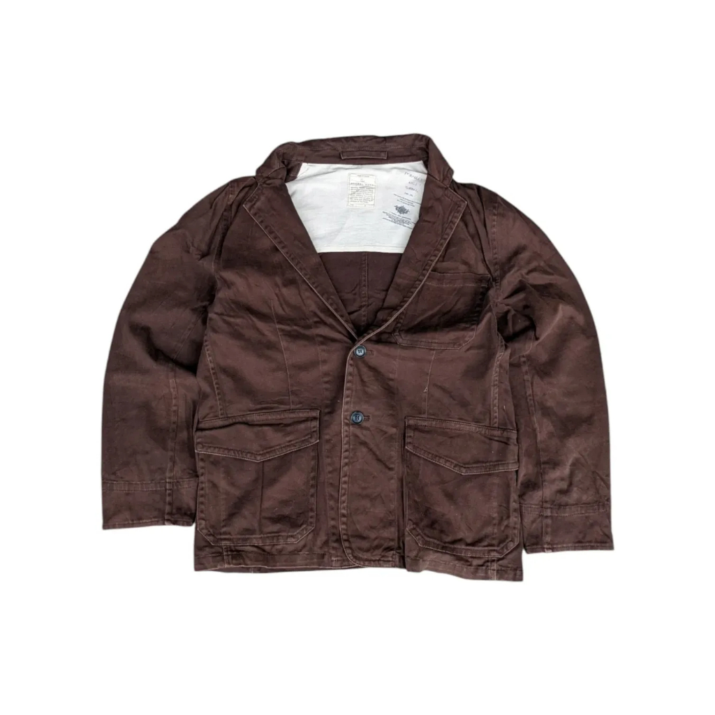 GLOBAL WORK - Jaket Outer Pria Coklat Size M