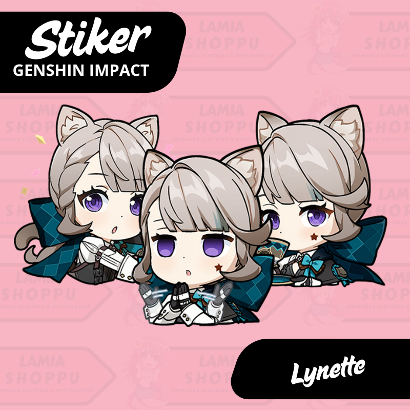 

Sticker Genshin Impact Lynette | Stiker Lynette Genshin | Sticker Lynette GI