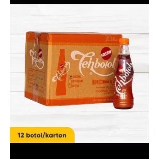 

12pcs Teh botol Sosro original 350ml