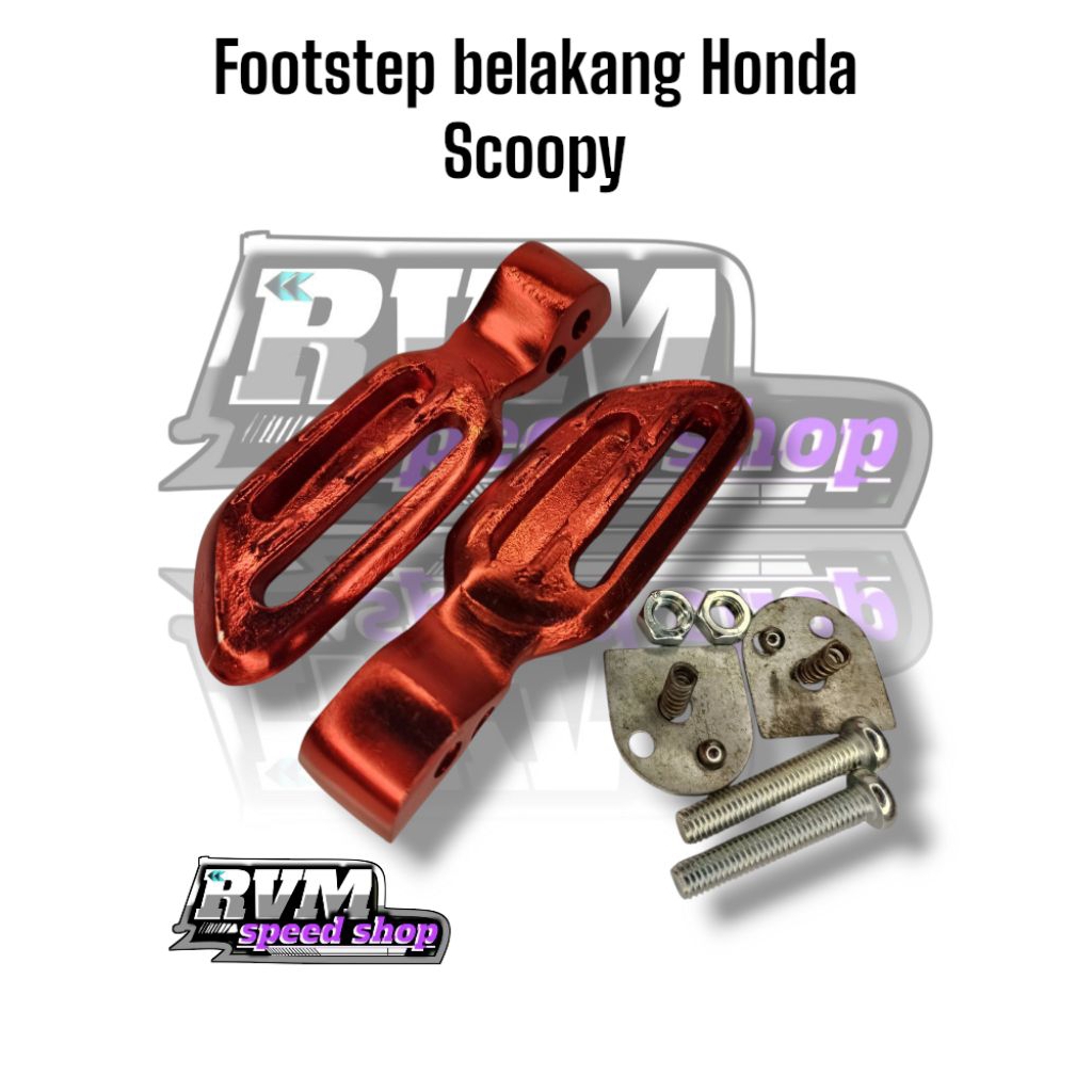 postep Scoopy footstep belakang Scoopy pijakan kaki belakang Honda Scoopy