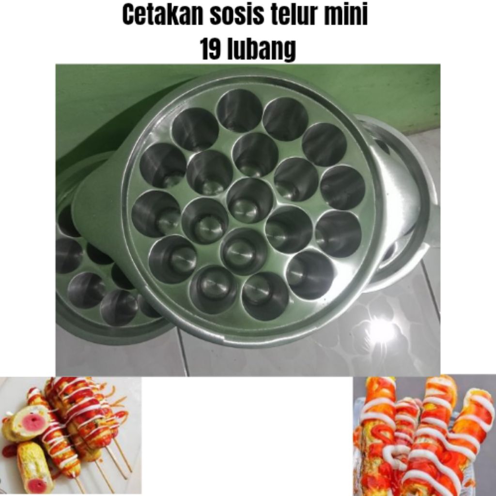 cetakan sosis telur