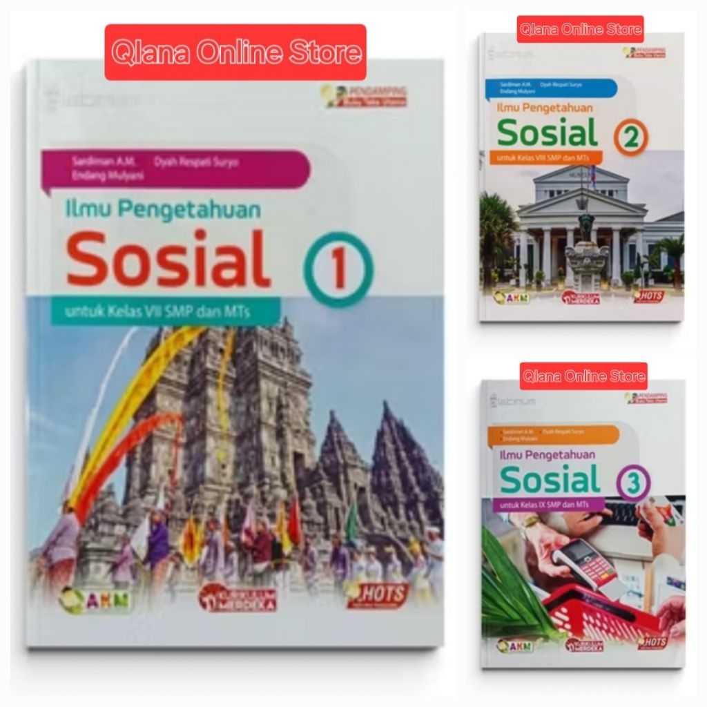 BUKU PLATINUM IPS SMP/MTS KURIKULUM MERDEKA TIGA SERANGKAI EDISI REVISI TERBARU