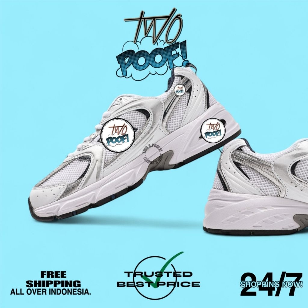 

Sneakers |-8283= 530 White Navy Silver Indig'o " MR530SG " -" BNIB "- [ Two's.Poof2! ]