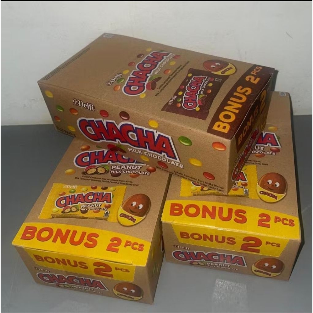 

Delfi Chacha Milk Chocolate Peanut 10gr 1 box