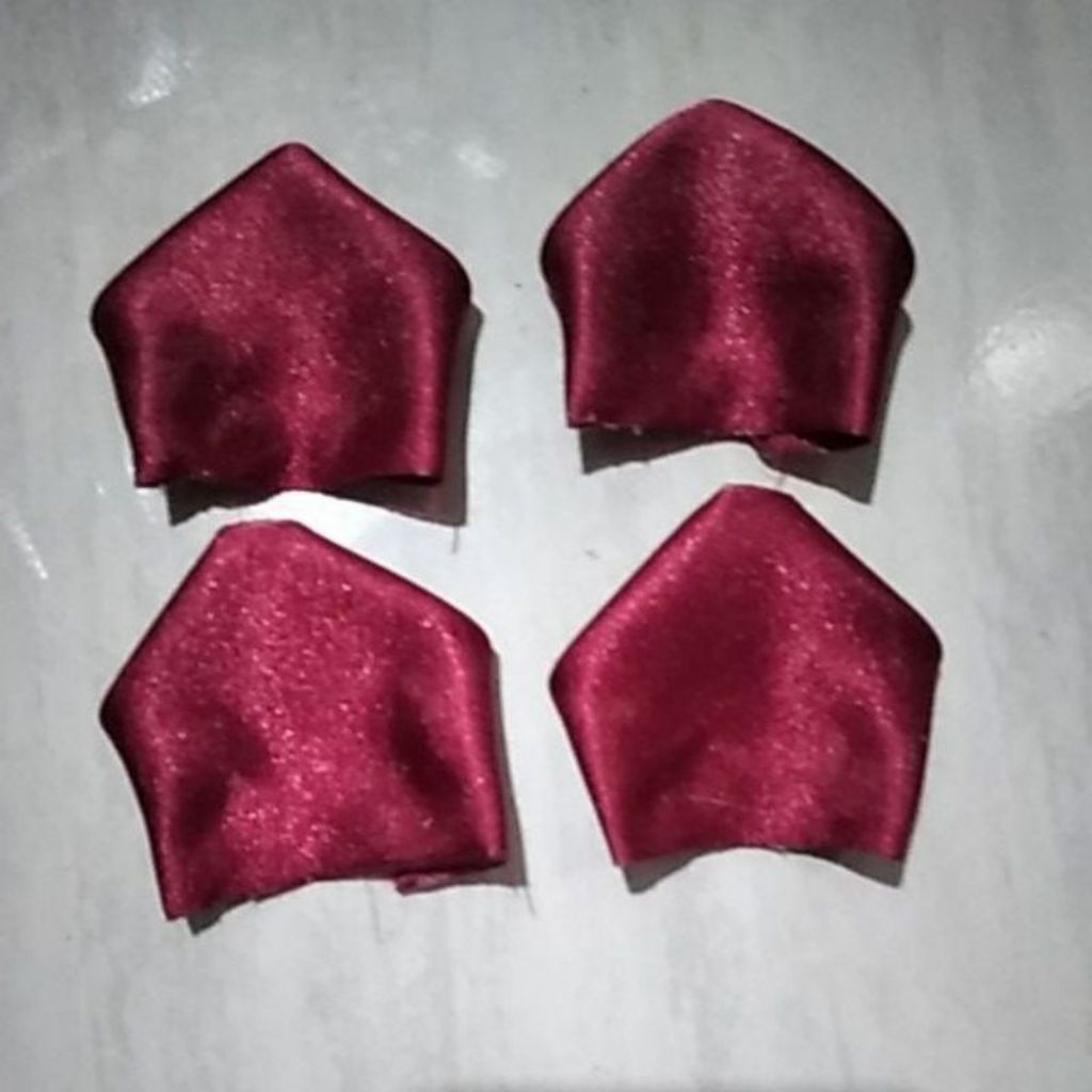 

best premium 1 pcs kelopak mawar bunga pita satin termurah