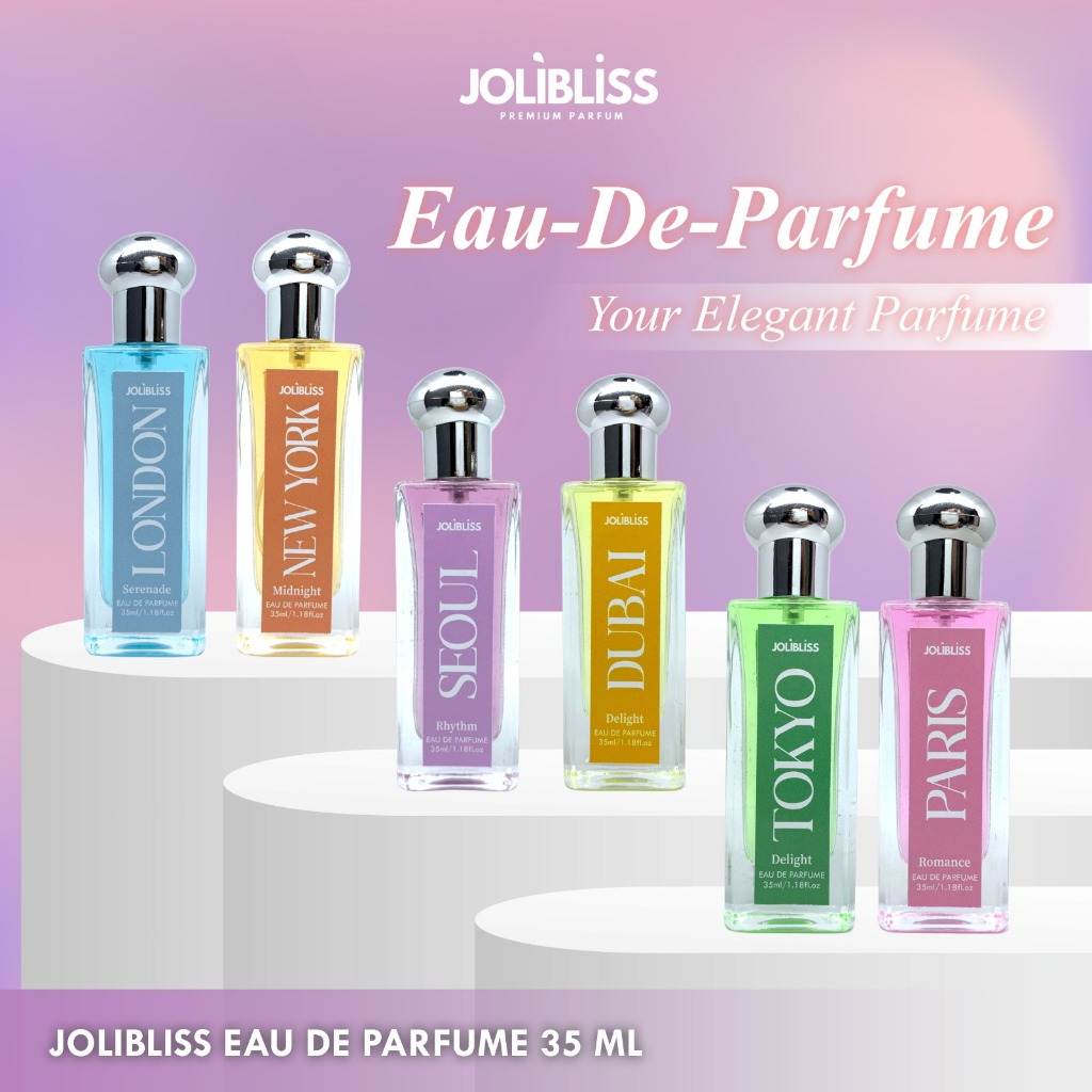 Promo 1 Parfum City Scent by Jolibliss Parfum Aroma Fresh Eau De Parfume 35ml Aroma Wanita Tahan Lam