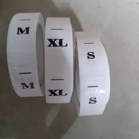 

size satuan sablon \ labe size