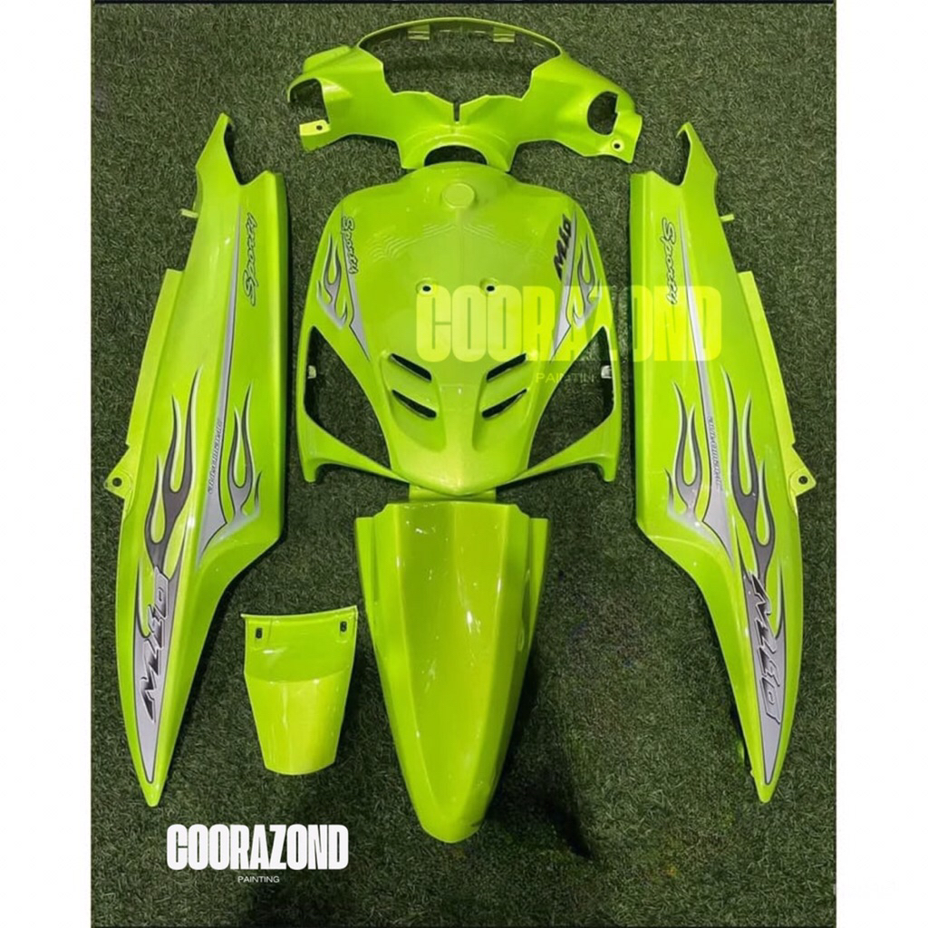 Full body halus mio sporty hijau stabilo