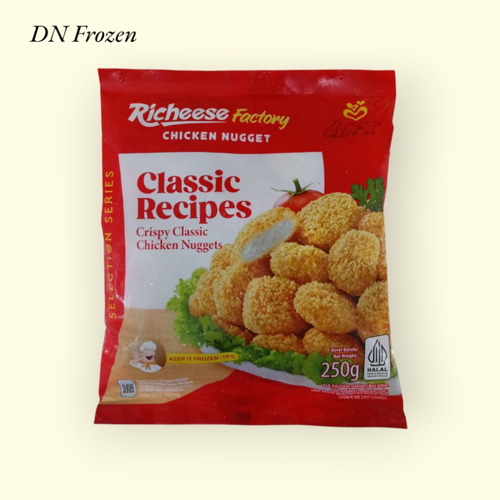 

Richeese Crispy Classic Chicken Nugget 250 Gram
