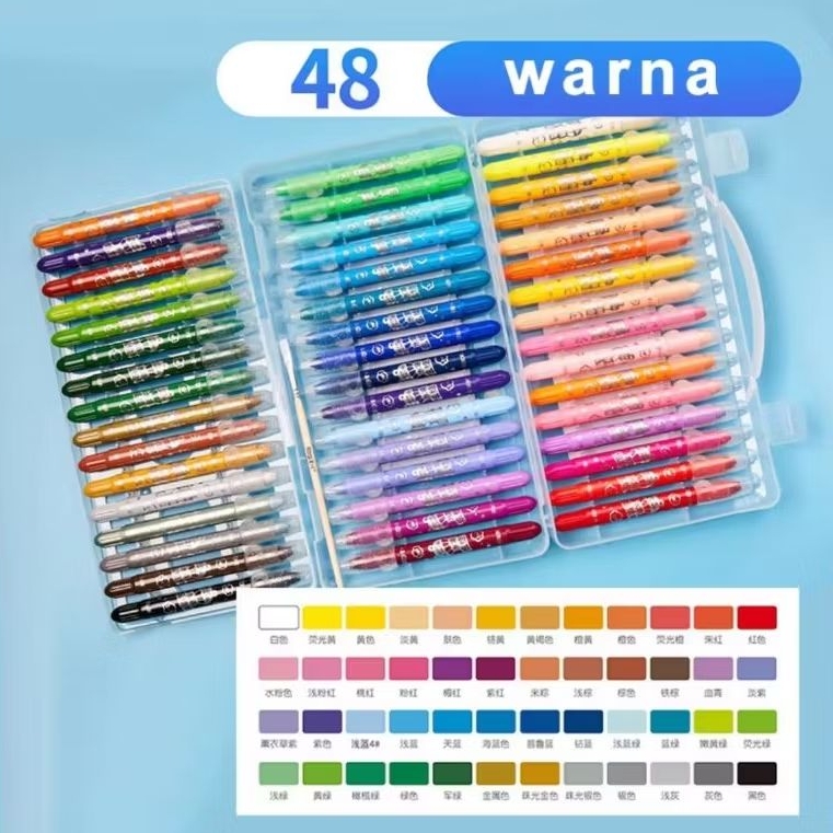 

Crayon Grasp 48 warna mata sedang