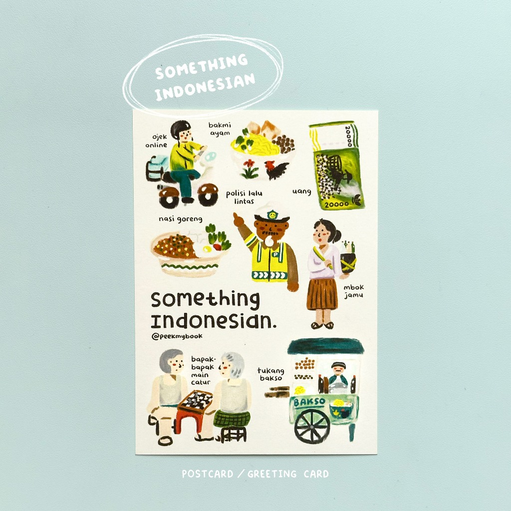 

Something Indonesian Postcard Peekmybook / Kartu Pos / Greeting Card / Kartu Ucapan Indonesia