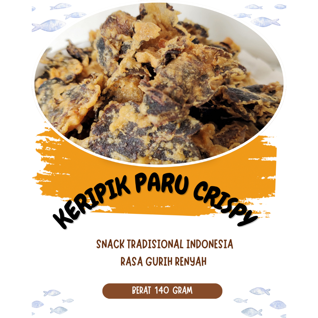 

Keripik Paru Sapi Crispy Halal 140 Gram Original Gurih [oleh oleh khas jogja]