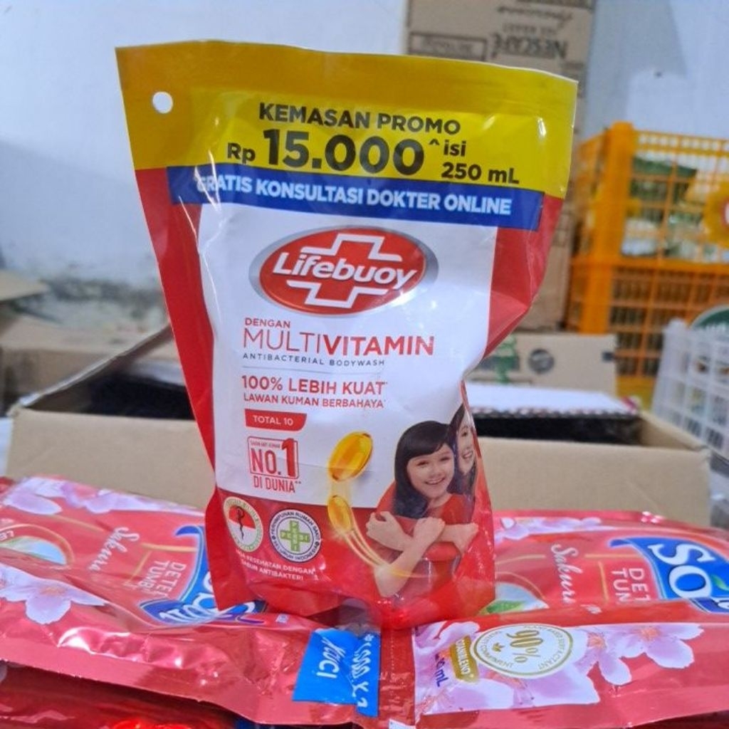 sabun cair lifebuoy 250ml