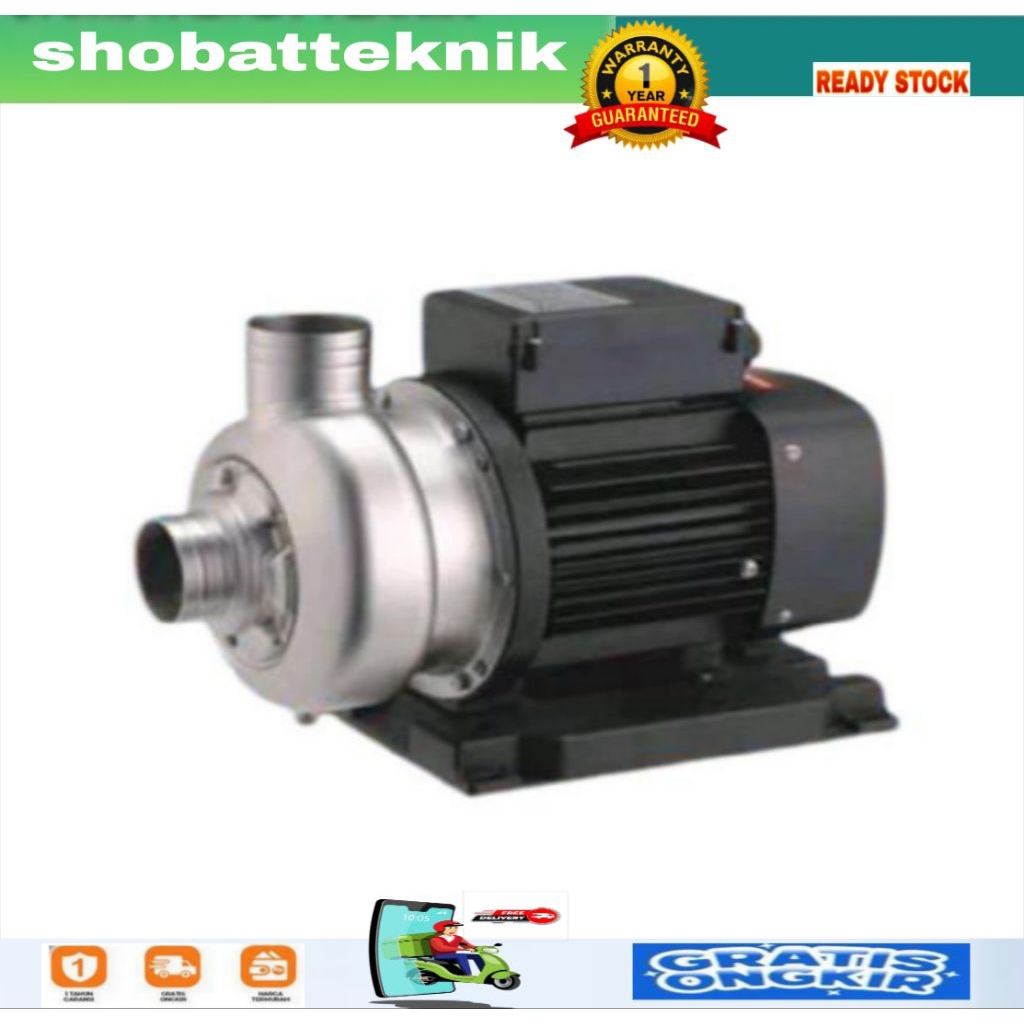 POMOA CENTRIFUGAL SS316 POMPA AIR BOSSCO SWO320 22OV STAINLESS STEEL