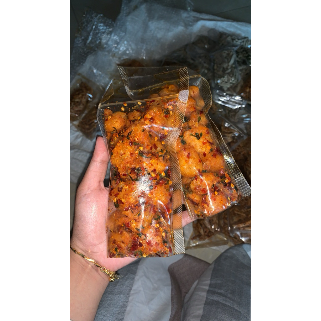 

Siomay kering pedas daun jeruk