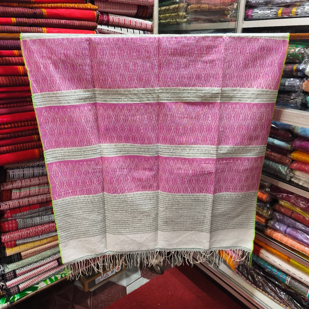 Ulos Simalungun Hati Rongga Tapak Catur Baby Pink