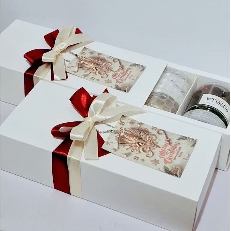 

[Minim 20] Custom Hampers Organic Honey & Artisan Tea with Slide Box (wedding, birthday, wisuda, hari raya, event, perusahaan, dst)