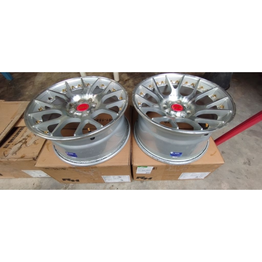 velg mobil brio ring 15x7/8 BBS CHR velg racing r15 calya,avanza.sigra.agya.jazz.yaris.mobilio dll