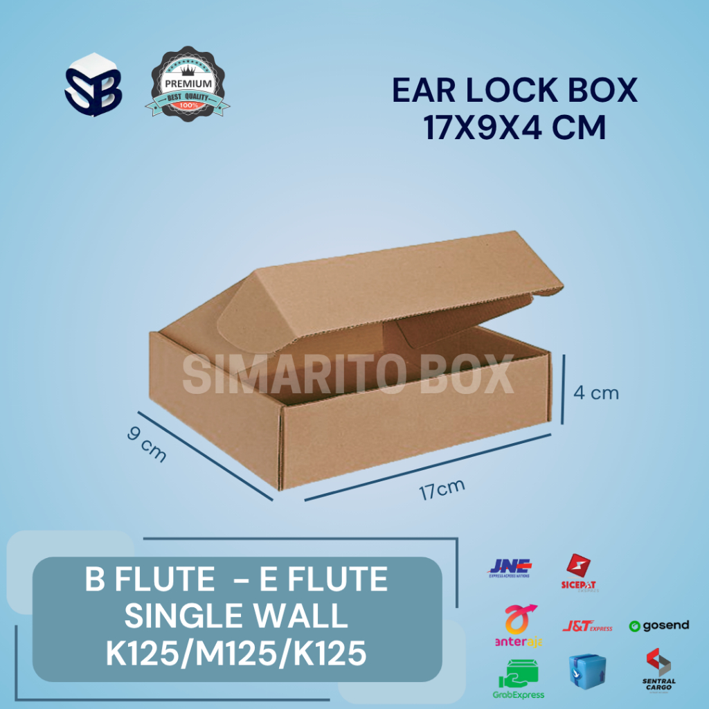 

Kardus Ear Lock Coklat 17x9x4cm – Tebal & Kuat | Packing Barang / Hampers | Bisa Custom Cetak