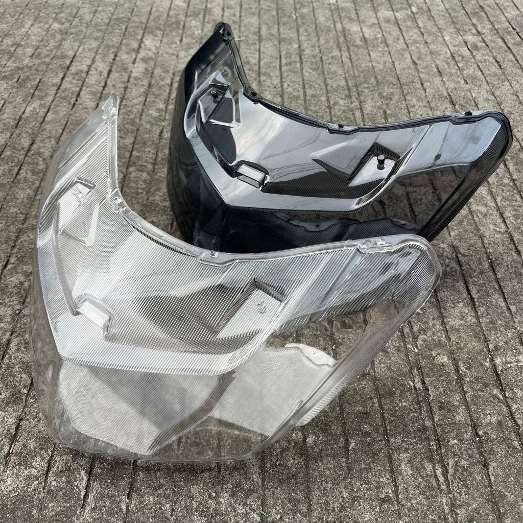 MIKA STOPLAMP MOTOR NMAX OLD WARNA CLEAR BENING SMOKE RYBEN ( 2014 - 2019 ) KACA PENUTUP LAMPU STOP 