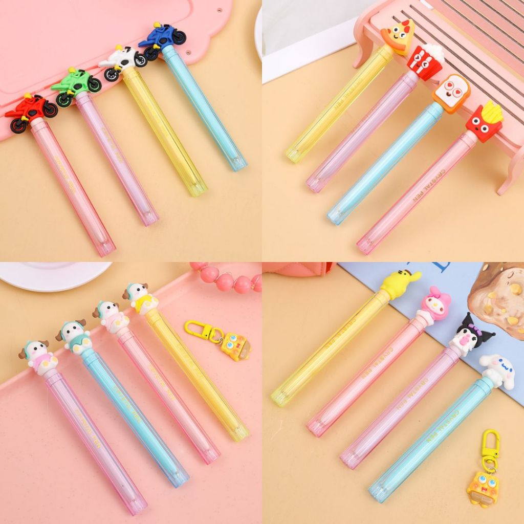 

Pulpen Lucu Bulpen dengan Hiasan Sanrio Fast Food Puppy Motor