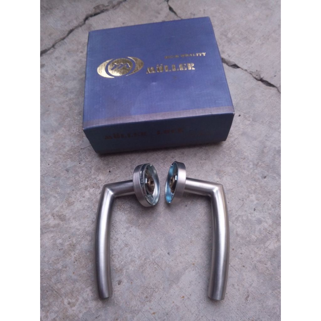 Handle Gagang Pintu Pisah Lengkung Ring MULLER Stainless